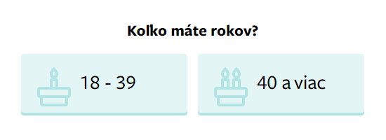 Porovnanie zdravotných poisťovní - Vek