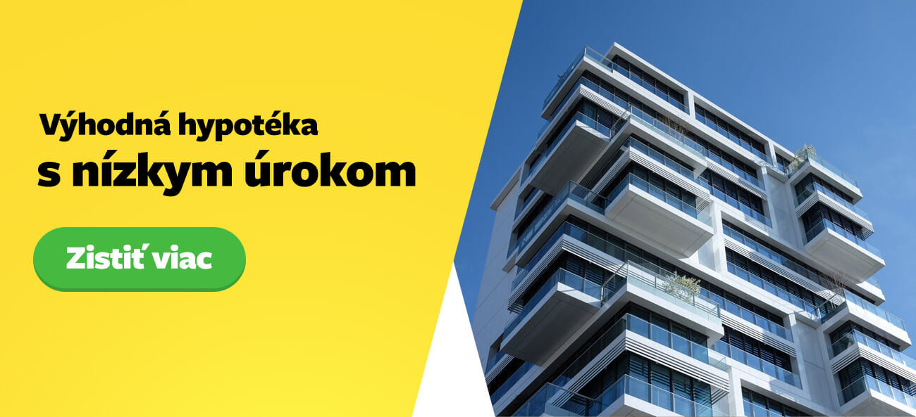 Výhodná hypotéka s nízkym úrokom