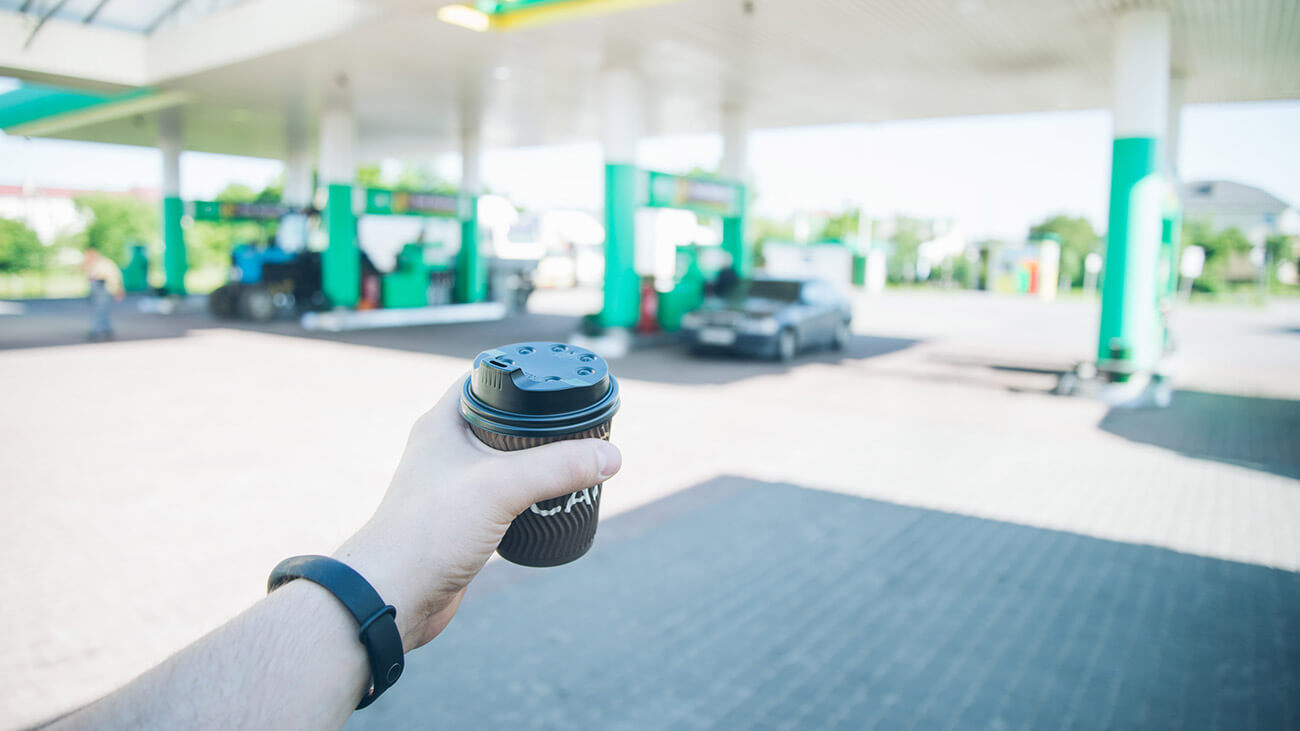 Káva na čerpacej stanici